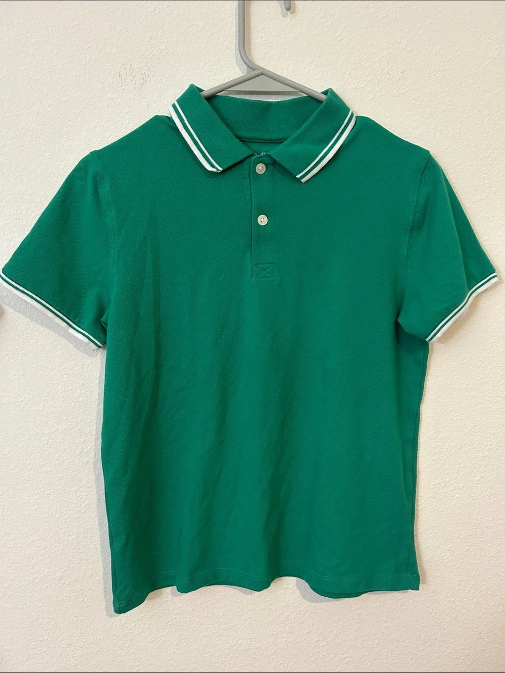 Cat & Jack Light Blue and Green Short-Sleeve Polo Set
